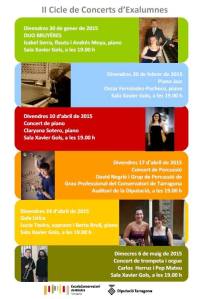 Cartell cicle exalumnes