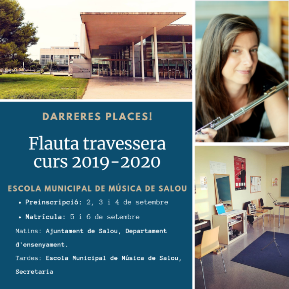 Flauta travessera curs 2019-2020