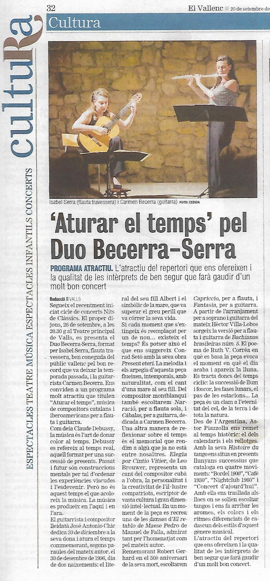Previa Duo Becerra Serra